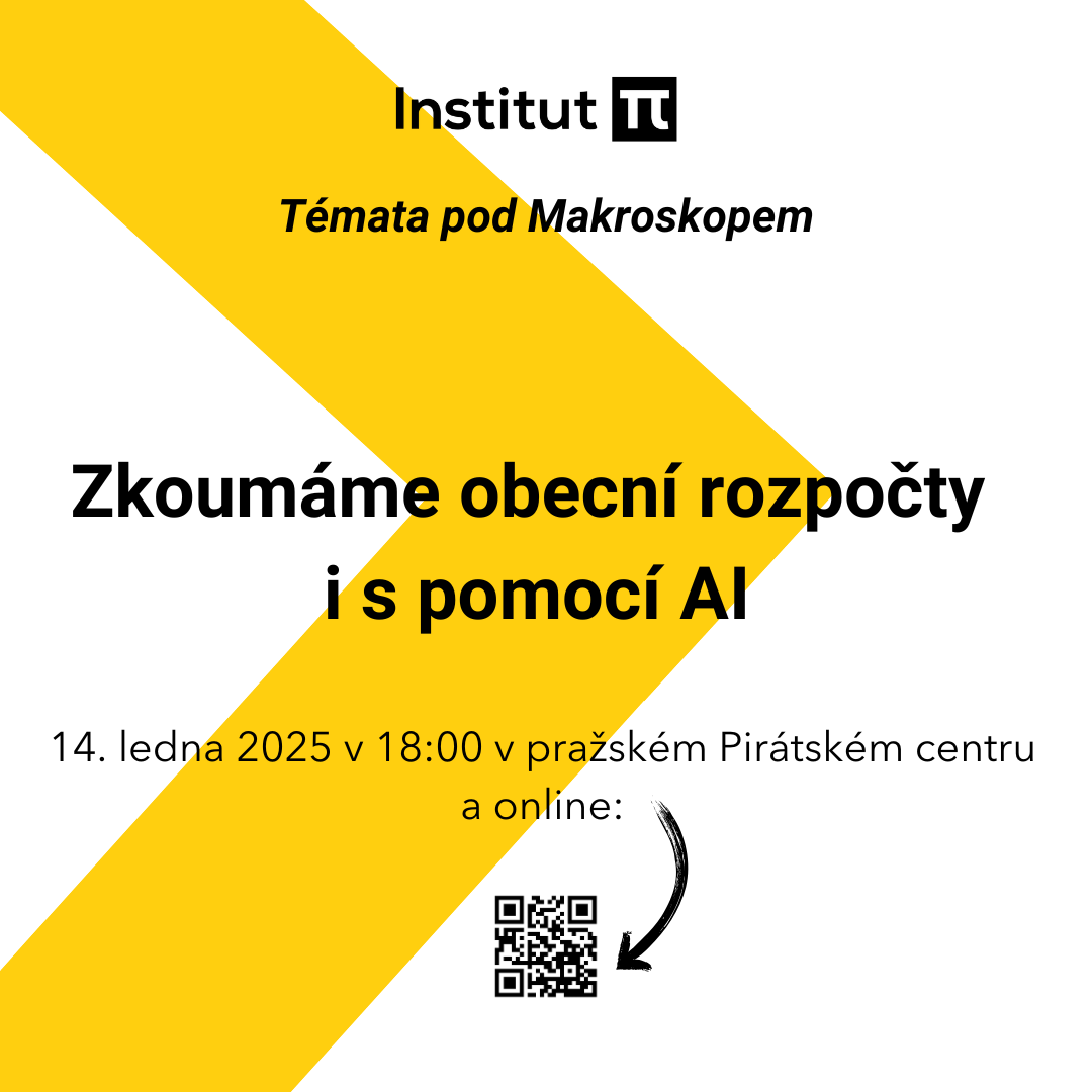 Workshop o městských rozpočtech analyzovaných 🤖 AI